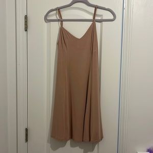 HYFVE open back tan dress